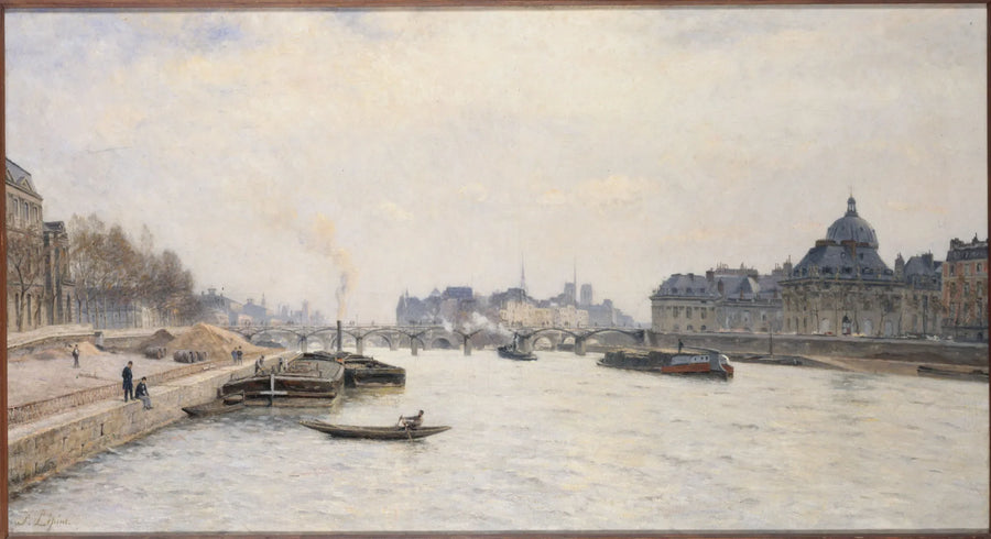 El puente de las Artes, vista desde el puente Real - Stanislas Lépine