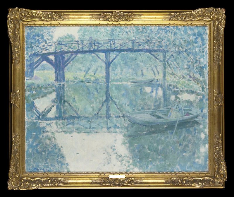 El Puente - Giverny - Frederick Carl Frieseke