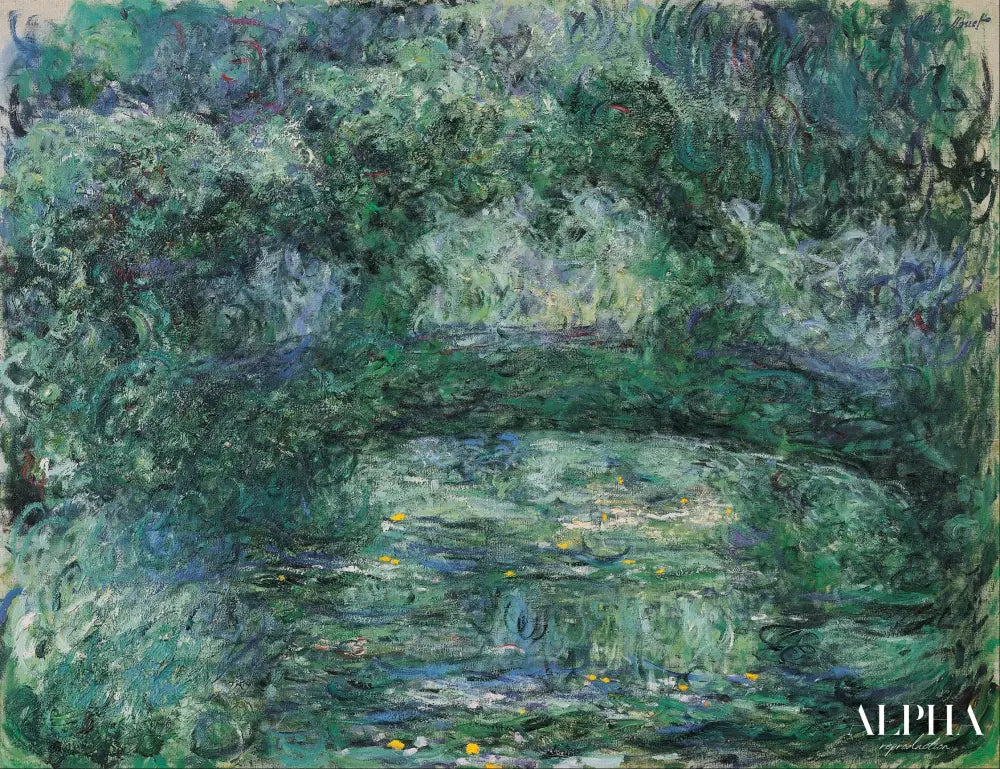 Le pont japonais de Claude Monet - Reproductions de tableaux et peintures haut de gamme