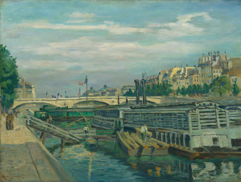 El puente Louis-Philippe en París - Armand Guillaumin