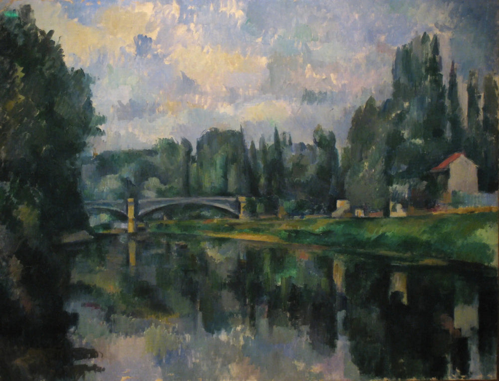 Le Pont sur la Marne à Créteil - Paul Cézanne image 1 reproduction artisanale de tableau