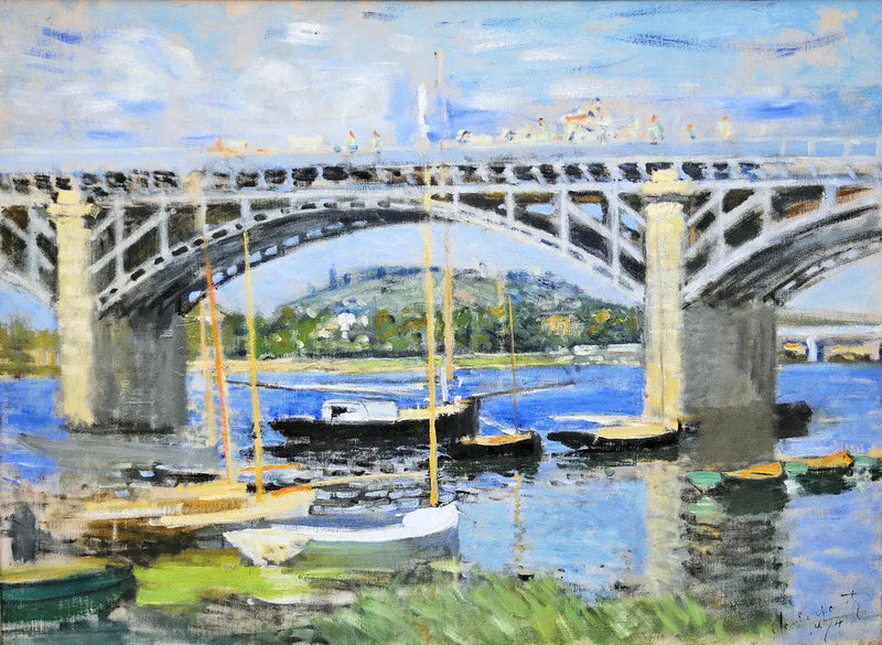 El Puente sobre el Sena en Argenteuil - Claude Monet
