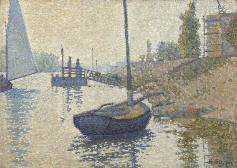 El Pontón de la Felicidad en Asnières - Paul Signac