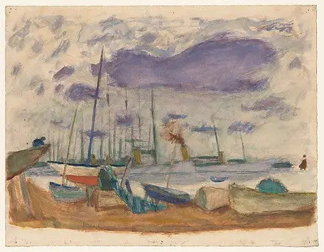 Le Port de Cannes - Pierre Bonnard image 1 tableau peint à l’huile sur toile