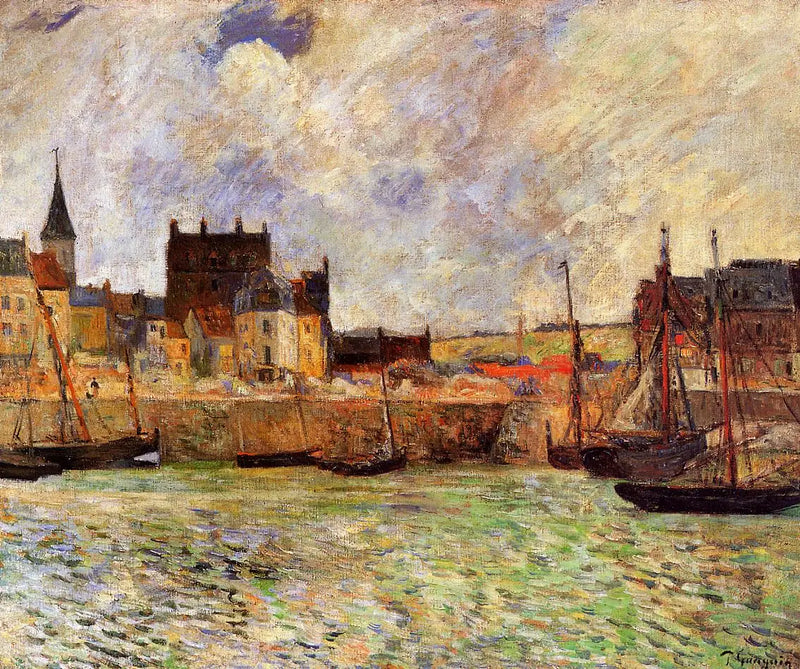 El Puerto de Dieppe - Paul Gauguin