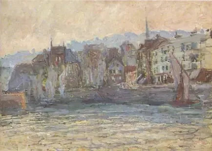 El puerto de Honfleur - Claude Monet