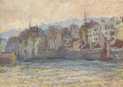 Reproduction du tableau « Le port de Honfleur - Claude Monet » par Alpha Reproduction en peinture à l’huile