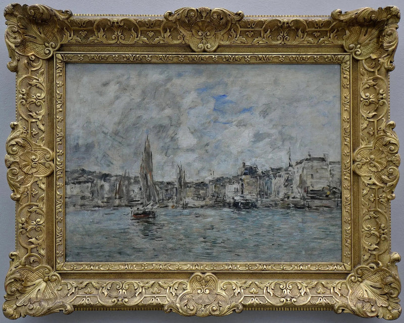 El puerto de Honfleur - Eugène Boudin