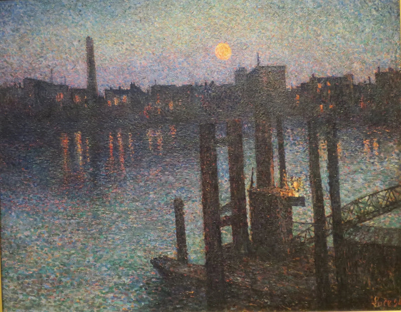 El puerto de Londres, de noche - Maximilien Luce