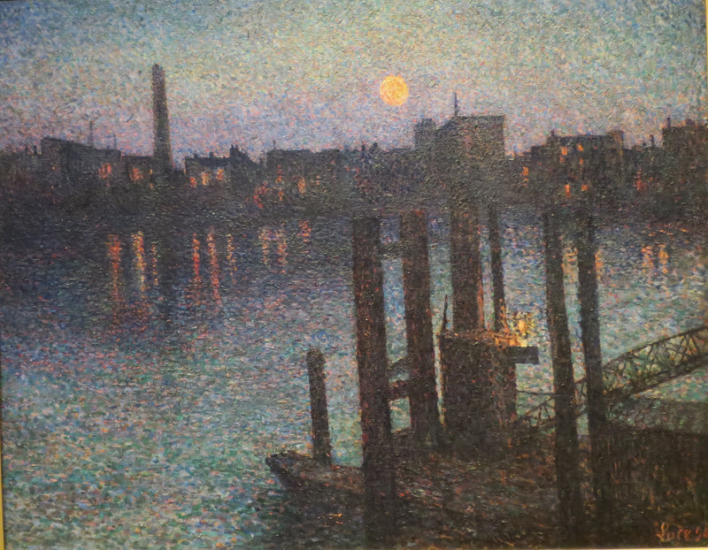 El puerto de Londres, de noche - Maximilien Luce