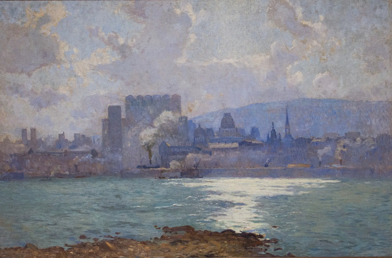 El puerto de Montreal - Maurice Galbraith Cullen