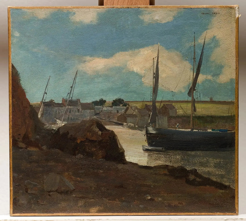 El puerto de Morgat - Odilon Redon