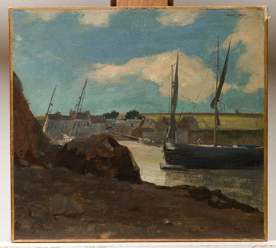 El puerto de Morgat - Odilon Redon