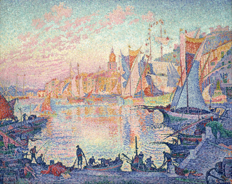 El Puerto de Saint-Tropez - Paul Signac