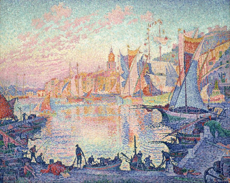 El Puerto de Saint-Tropez - Paul Signac