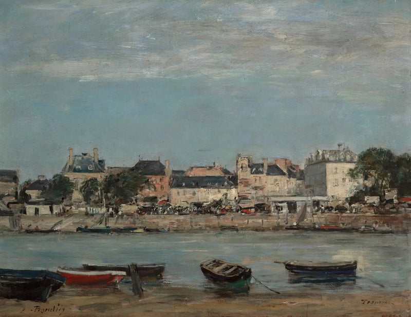 El puerto de Trouville - Eugène Boudin