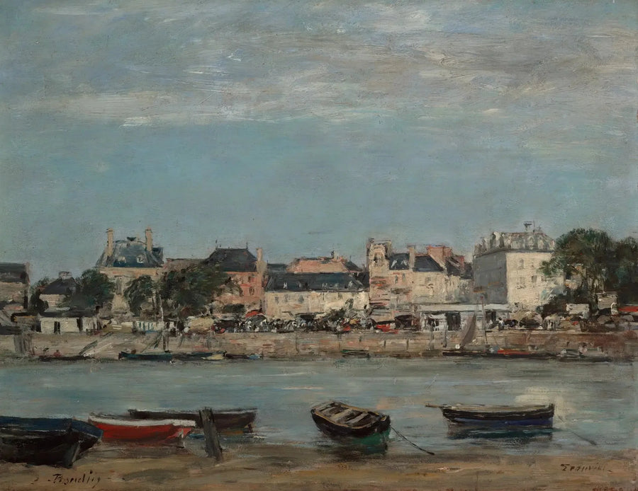 El puerto de Trouville - Eugène Boudin