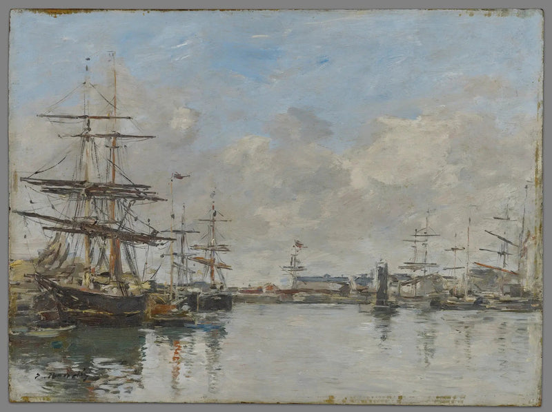 El puerto de Le Havre - Eugène Boudin