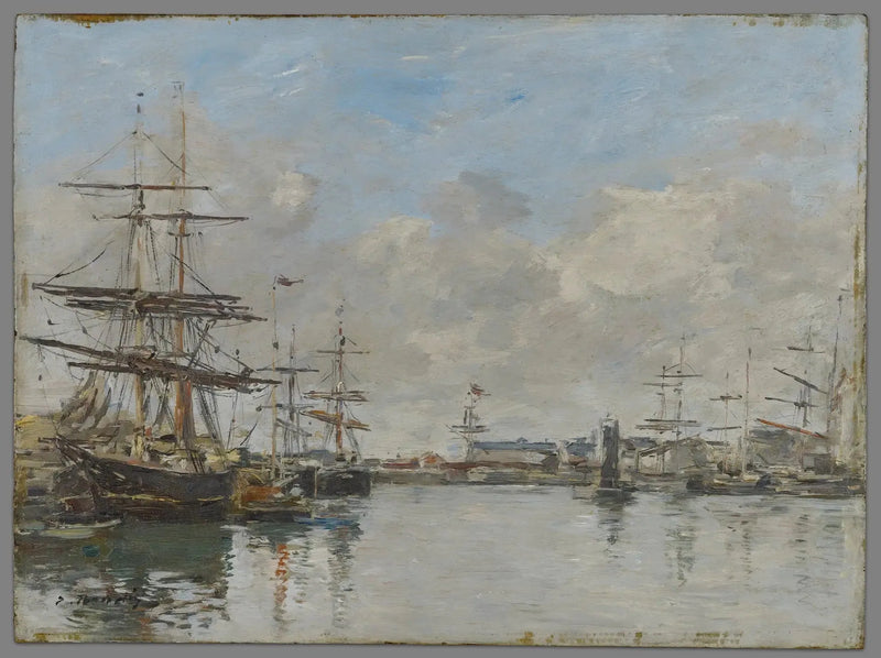 El puerto de Le Havre - Eugène Boudin