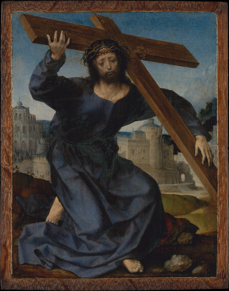 La coronación de la cruz - Jan Gossaert