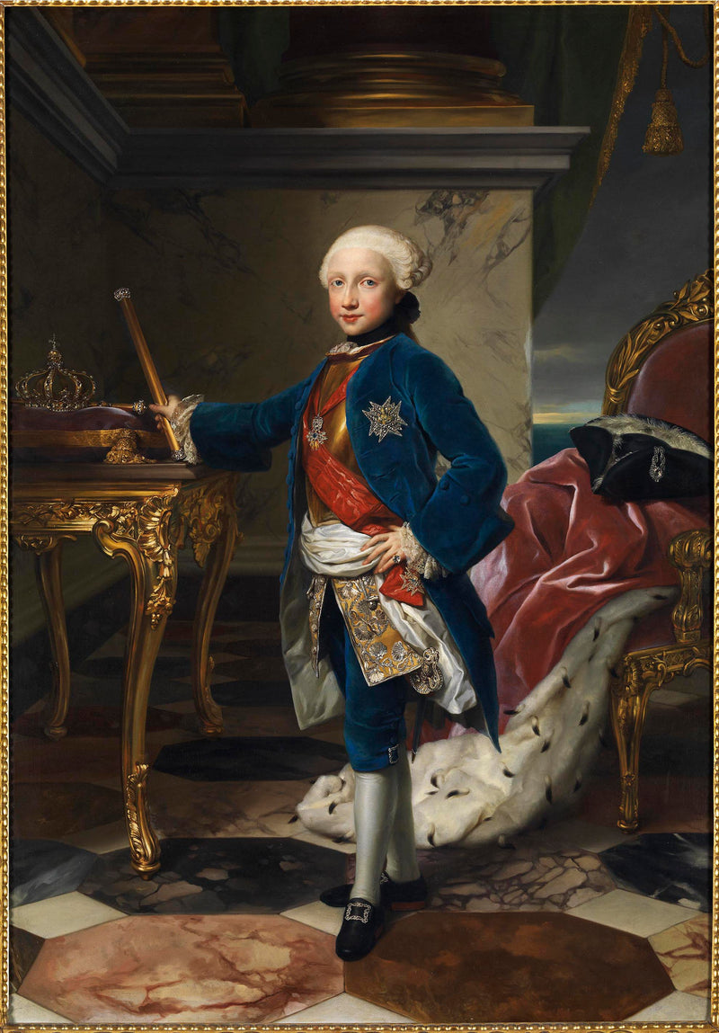 El Retrato de Fernando IV - Anton Raphael Mengs