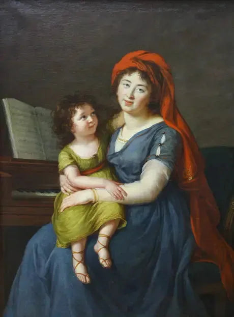 El retrato de la princesa Ekaterina Nikolaevna Menchikova - Élisabeth Vigée Le Brun