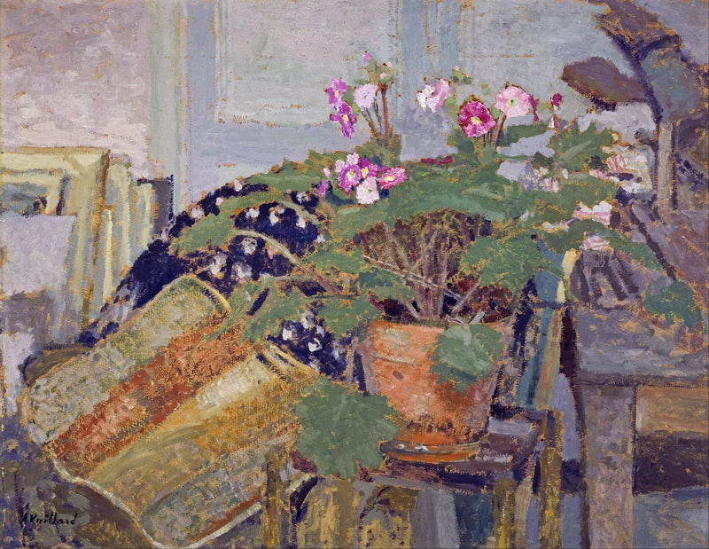 La maceta de flores - Édouard Vuillard