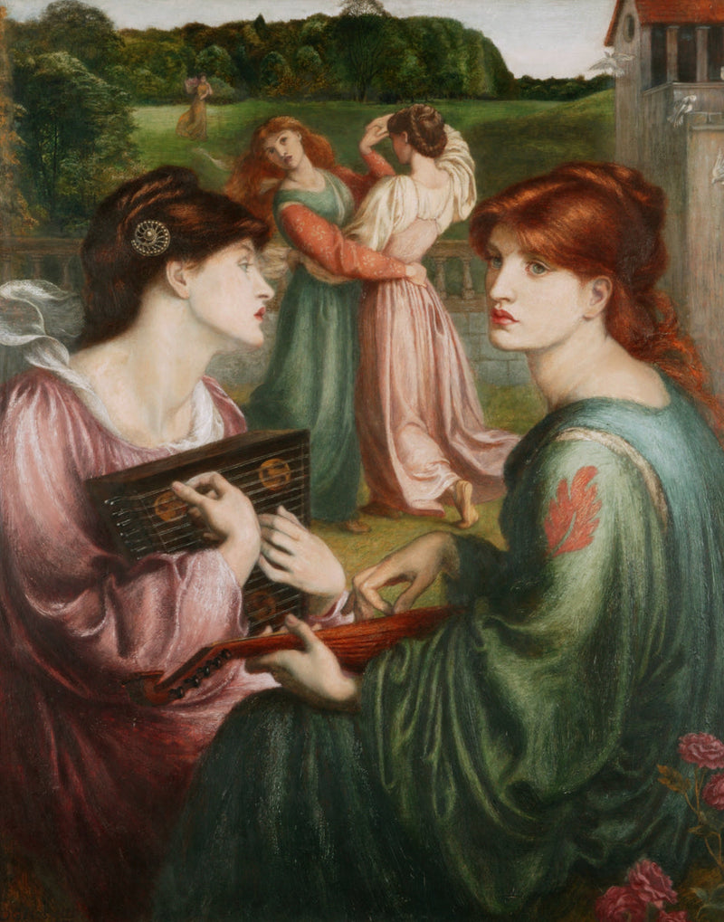 El prado de Bower - Dante Gabriel Rossetti