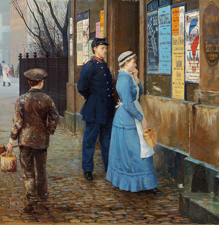 El primero de noviembre. - H. A. Brendekilde