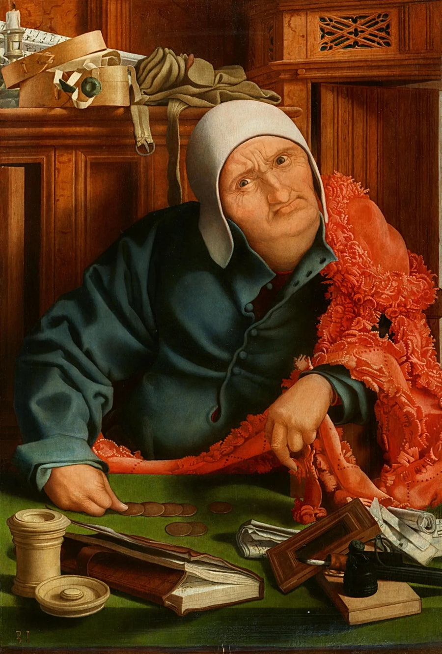 El prestamista de dinero - Marinus van Reymerswale
