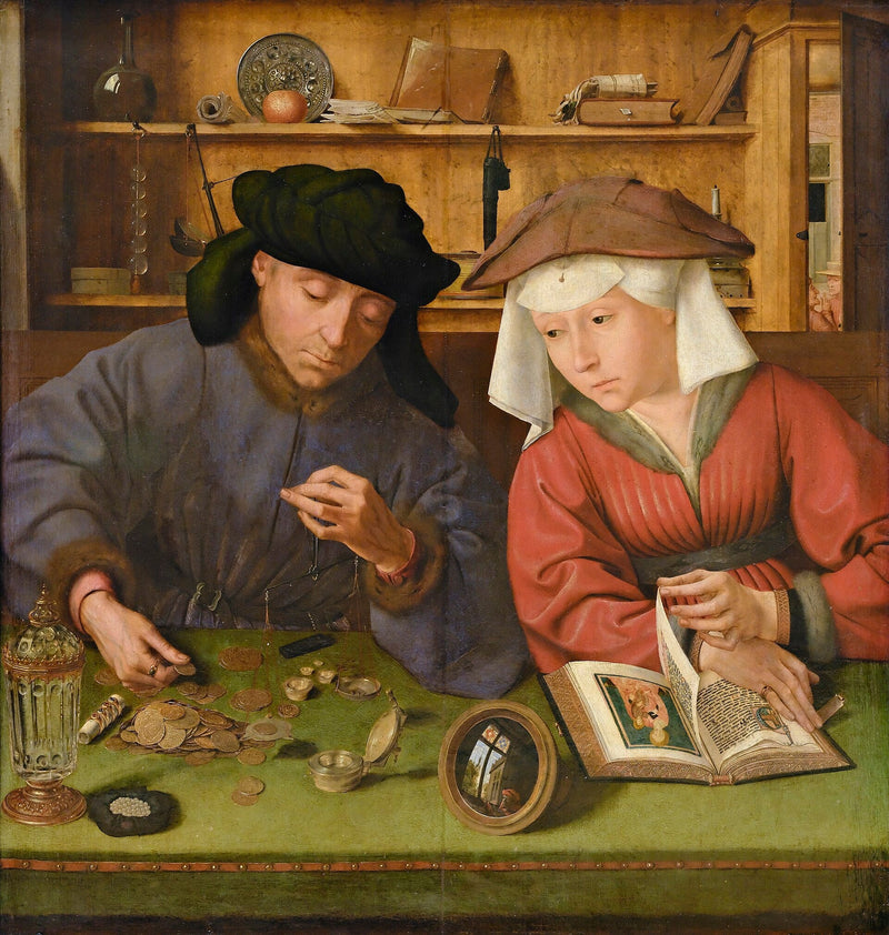 El prestamista y su esposa - Quentin Metsys