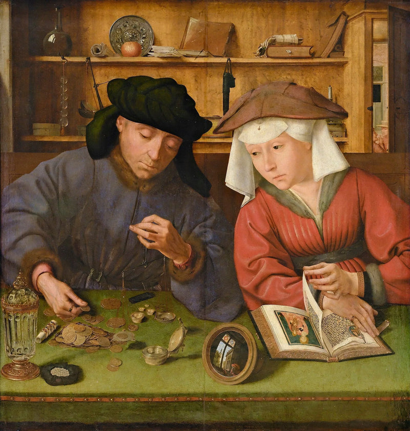 El prestamista y su esposa - Quentin Metsys