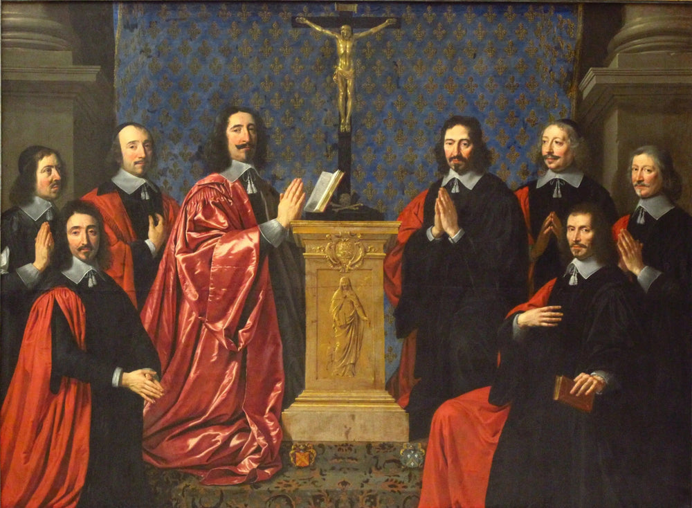 Le Prévot des marchands et les Échevins de la ville de Paris - Philippe de Champaigne image 1 reproduction de peinture à l’huile