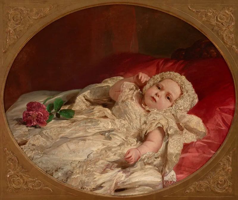 El príncipe Arthur William a la edad de siete semanas - Franz Xaver Winterhalter