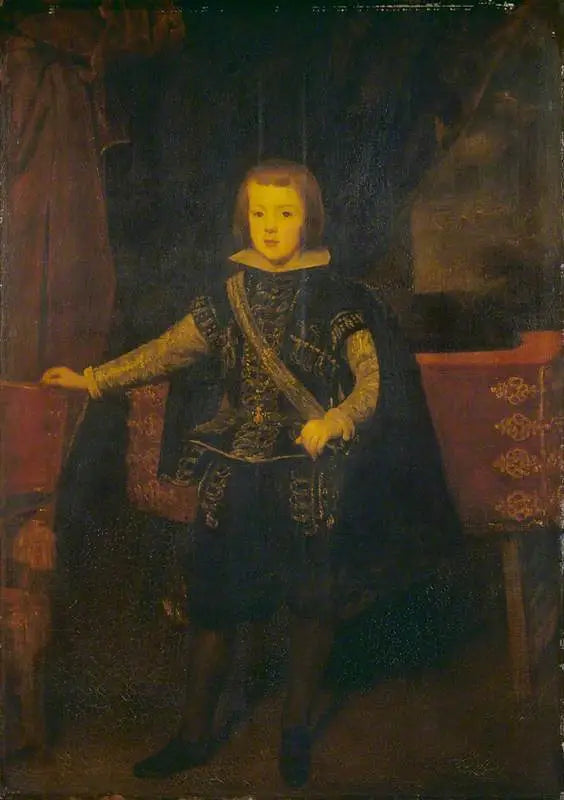 El príncipe Baltasar Carlos en negro y plata - Diego Velázquez