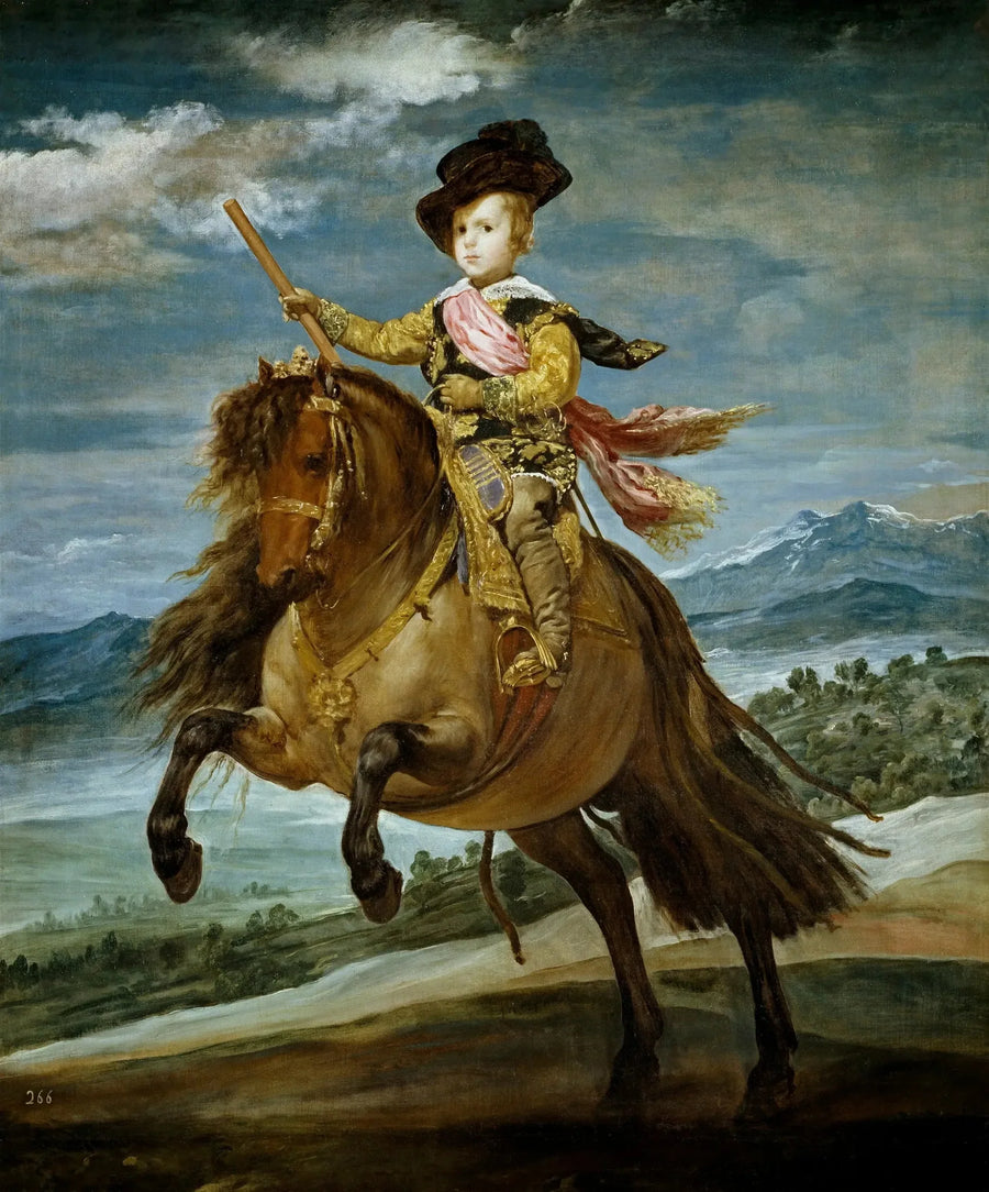 El Príncipe Baltasar Carlos a caballo - Diego Velázquez