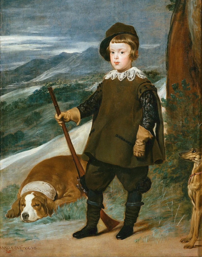 El Príncipe Baltasar Carlos cazador - Diego Velázquez