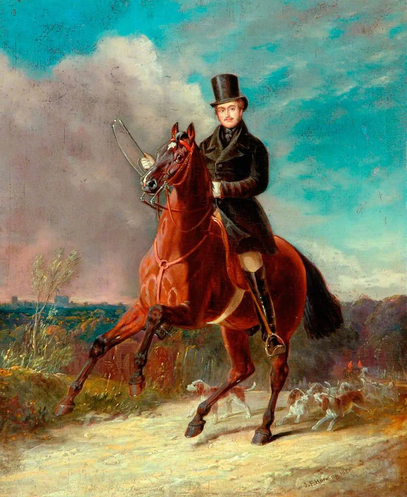 El Príncipe Consorte a caballo - John Frederick Herring, Sr.