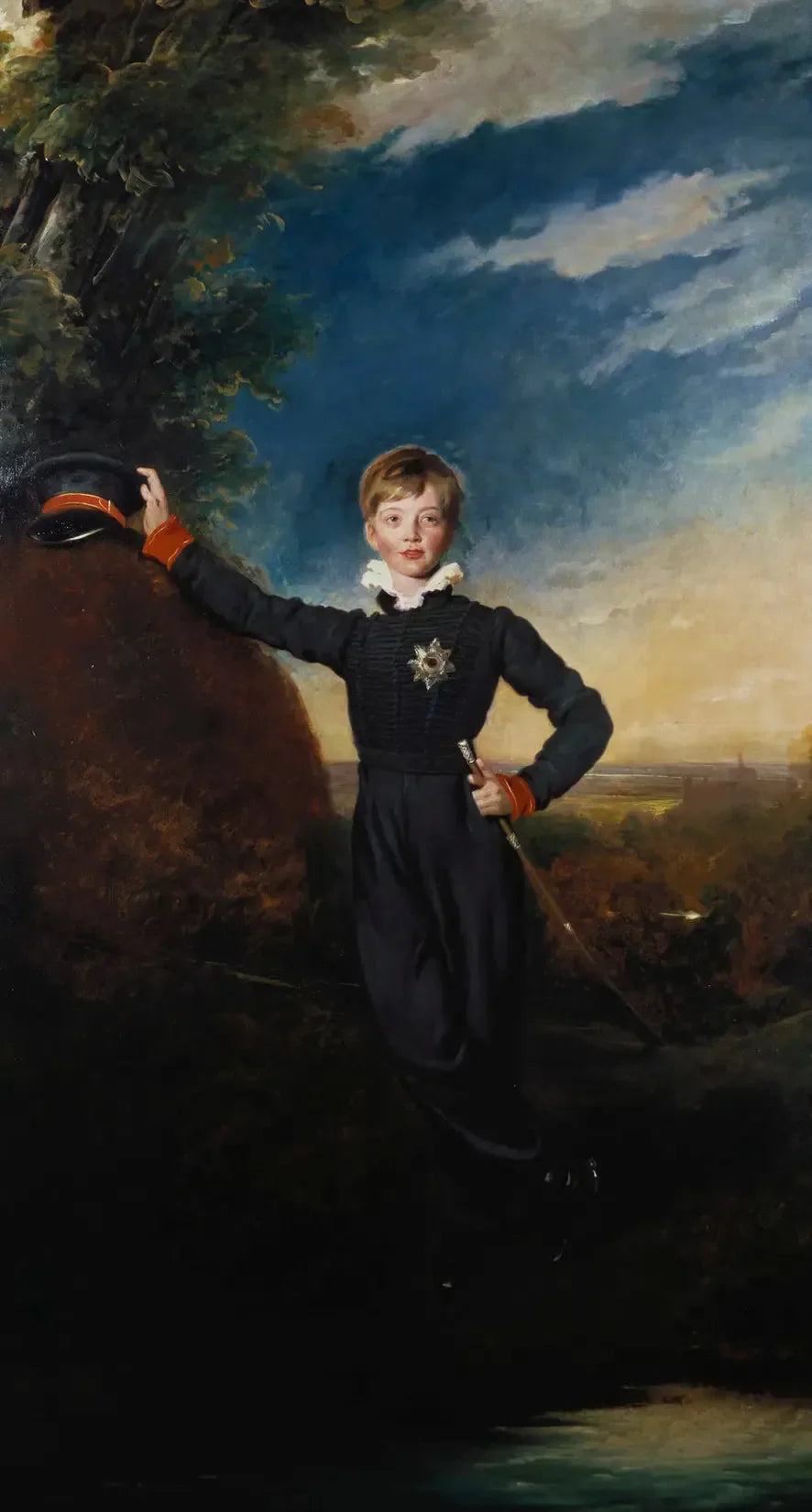 El príncipe Jorge de Cumberland (1819-1878), más tarde Jorge V de Hannover, cuando aún era niño - Thomas Lawrence