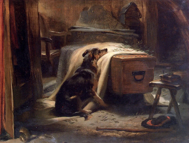 El principal llorón del viejo pastor - Edwin Henry Landseer