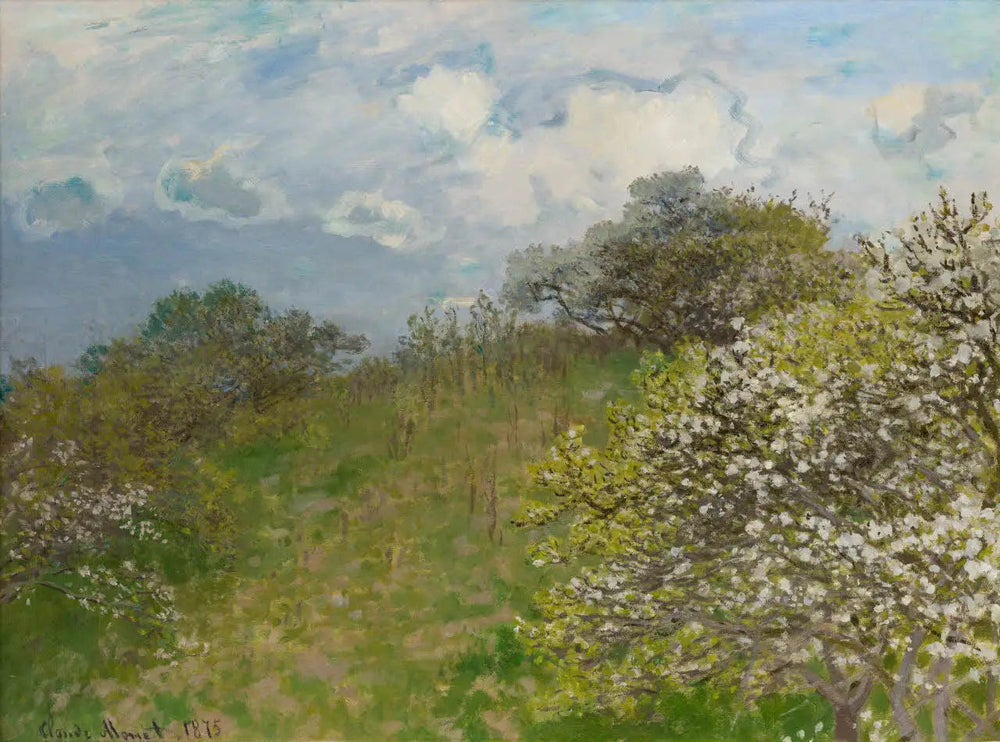 Le printemps - Claude Monet image 1 reproduction de peinture à l’huile