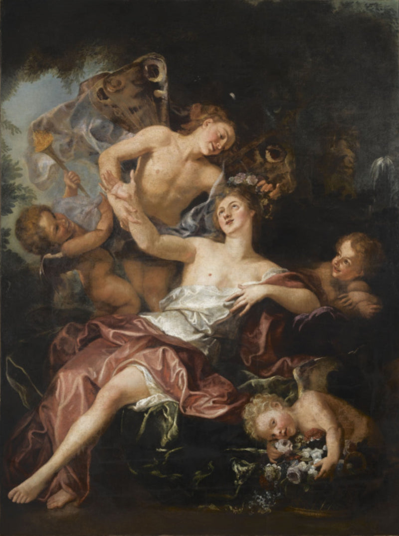 Le Printemps représenté par Zéphire et Flore - Antoine Coypel