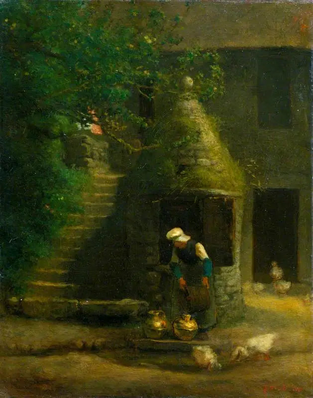 El pozo de Gruchy - Jean-François Millet