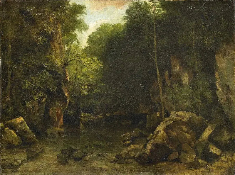 El Pozo Negro - Gustave Courbet