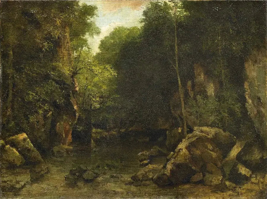 El Pozo Negro - Gustave Courbet