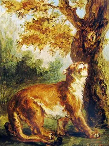 El Puma - Eugène Delacroix