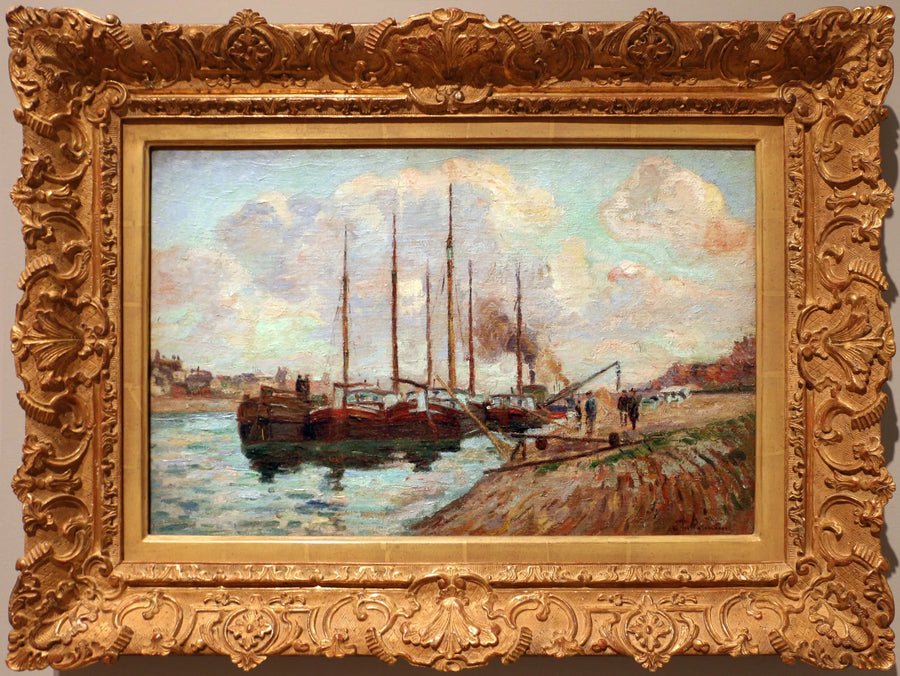 El muelle de Austerlitz en París - Armand Guillaumin