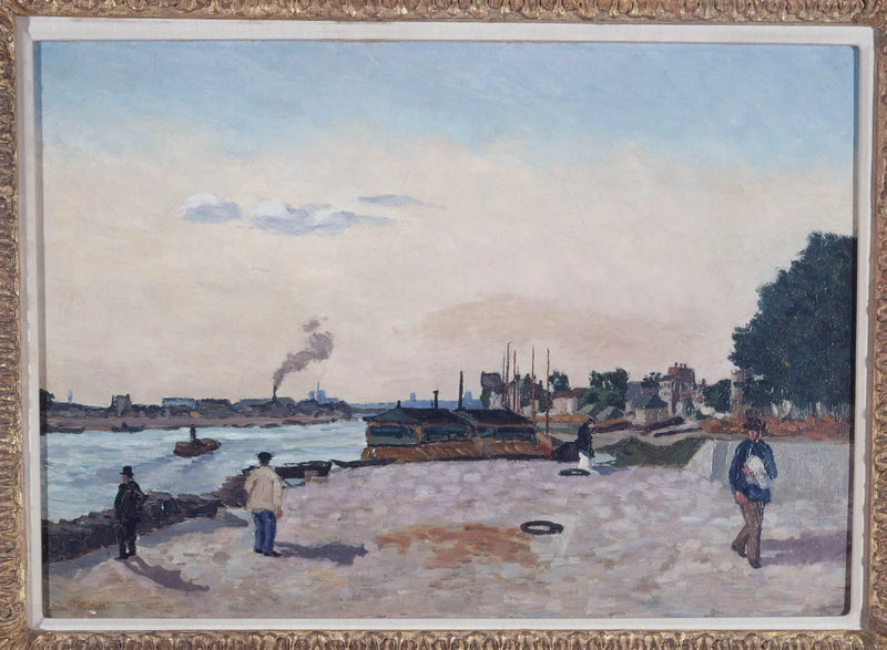 El muelle de Bercy, hacia 1874 - Armand Guillaumin