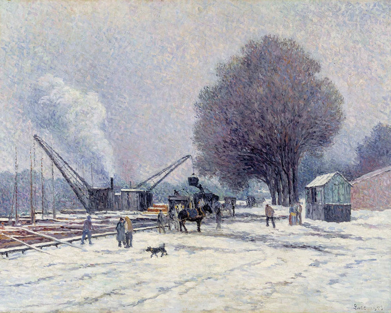 El muelle de Boulogne - Maximilien Luce