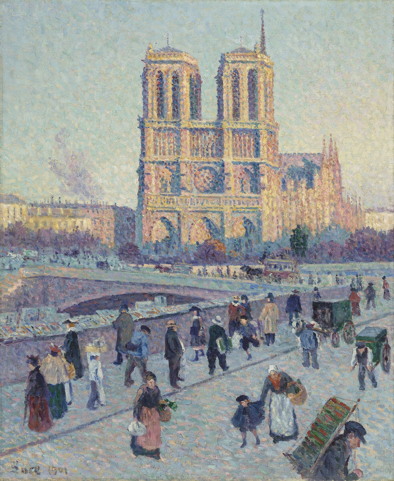 El Quai Saint-Michel y Notre-Dame - Maximilien Luce